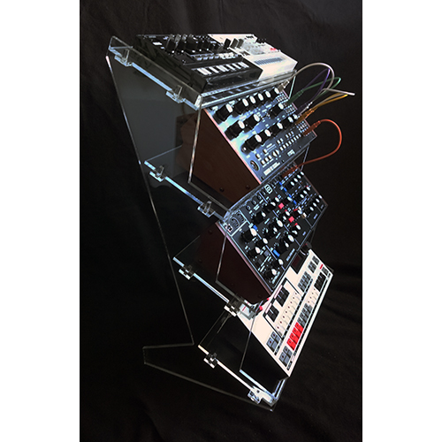 Acrylic Synth Stand Type1 4Tier for Volca/Boutique/Moog Mother/Model D