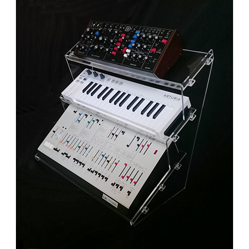 Acrylic Synth stand Type 5 to fit Behringer RD8/Odyssey Module/Arturia